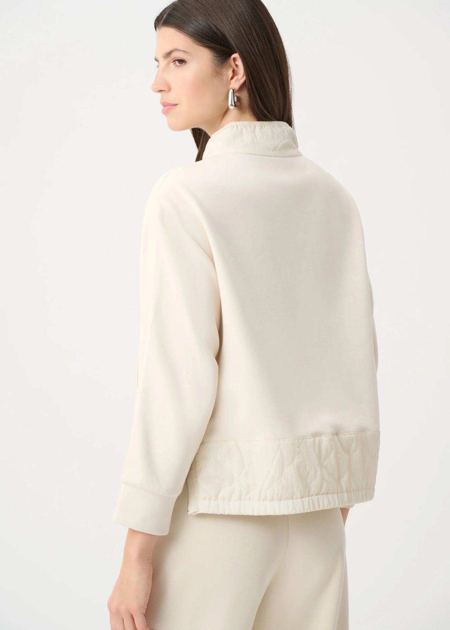 Joseph Ribkoff - Scuba Jersey Funnel-Neck Jacket
