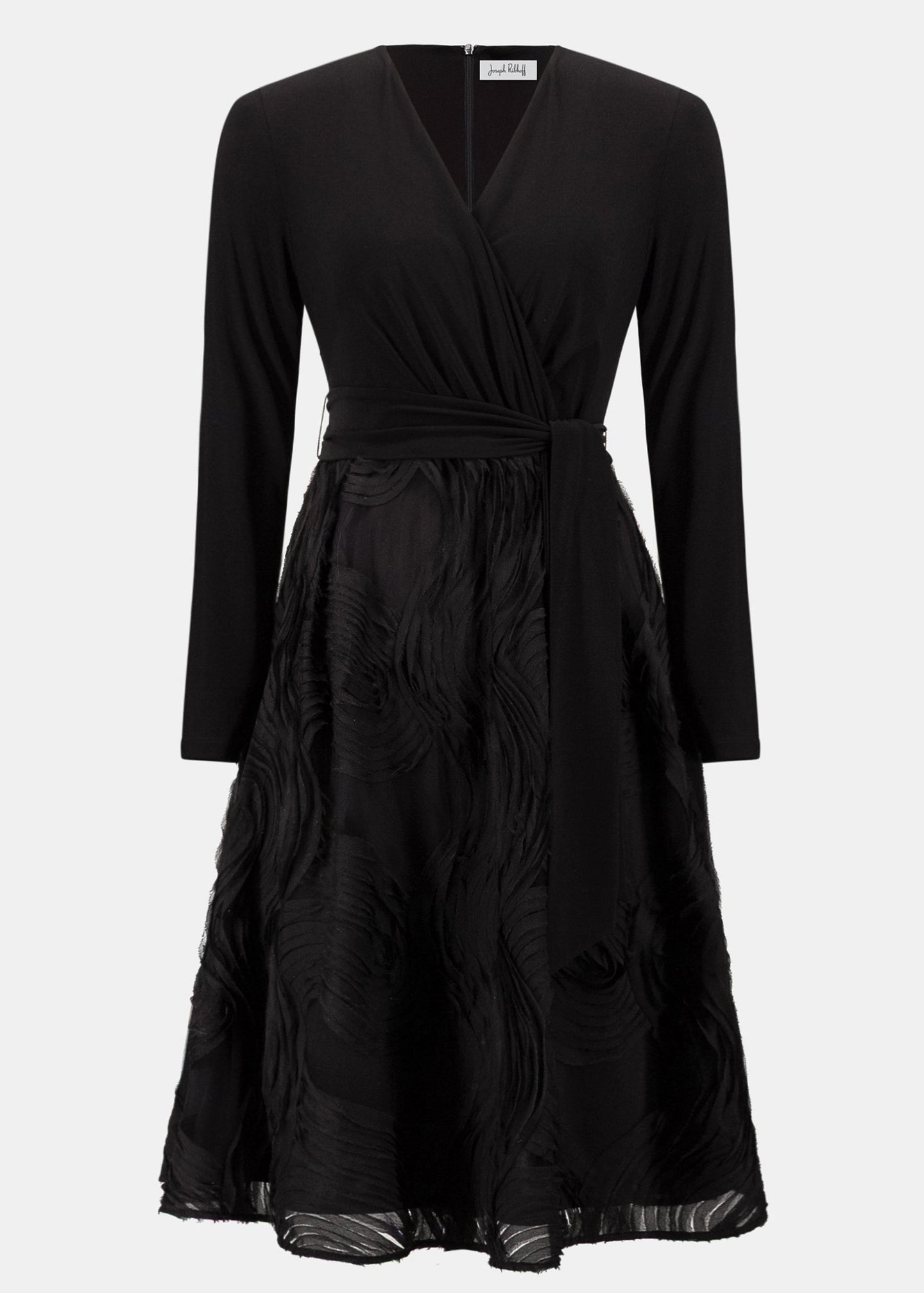 Joseph Ribkoff - Signature Silky Knit and Novelty Fit and Flare Dress