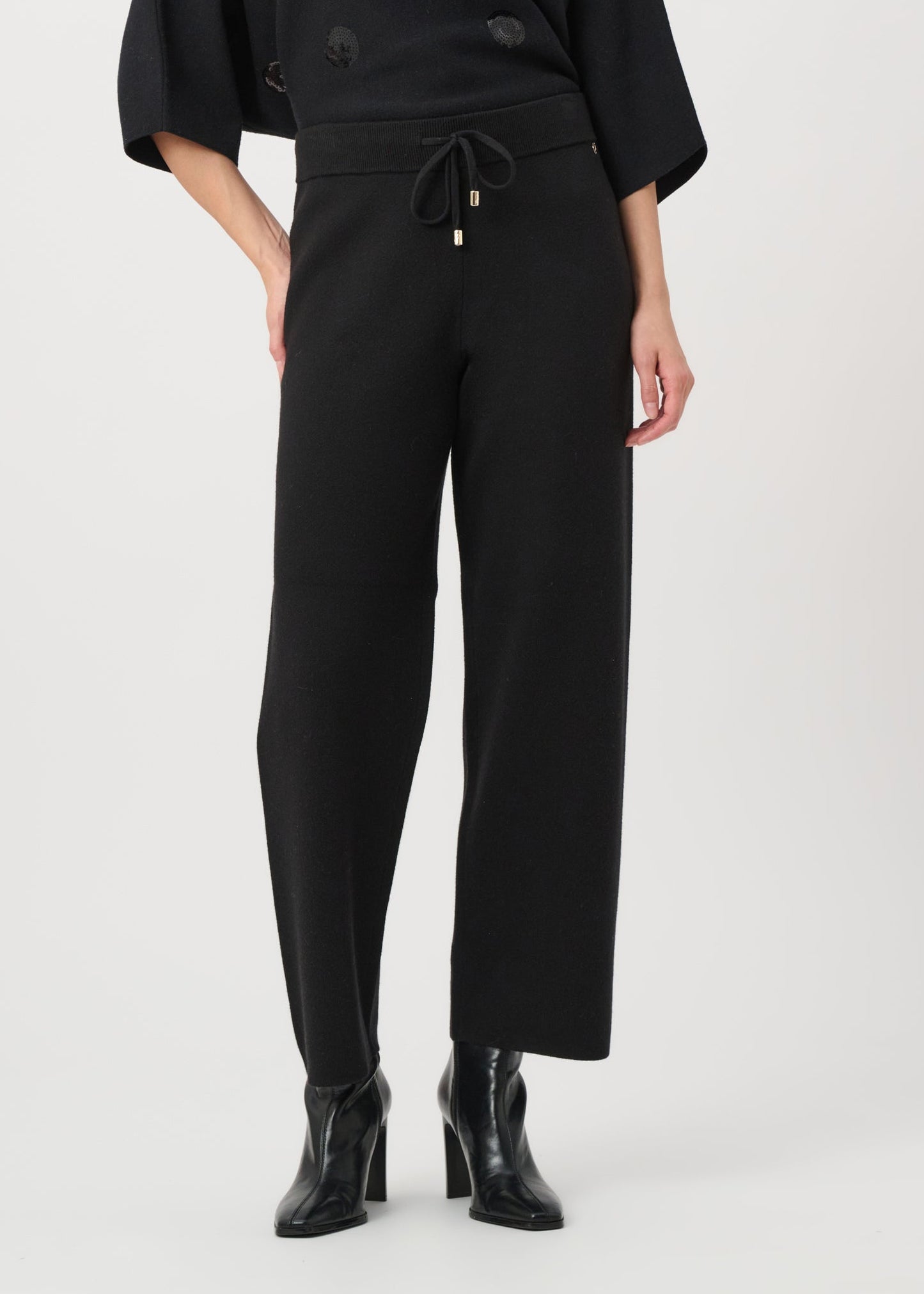 Joseph Ribkoff - Brushed Viscose And Nylon Knit Pull-On Pants