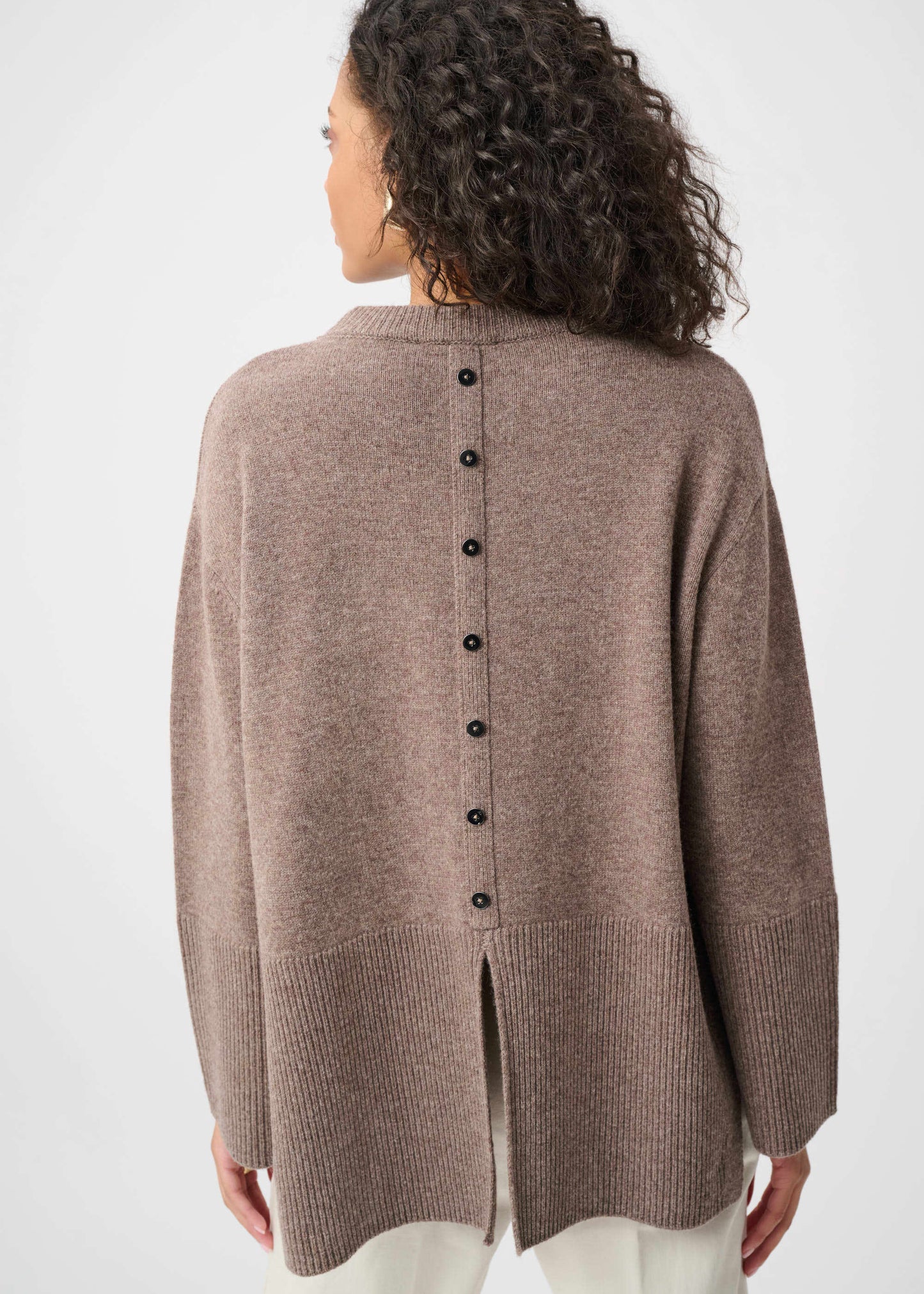 Joseph Ribkoff - Wool Boxy Crewneck Sweater