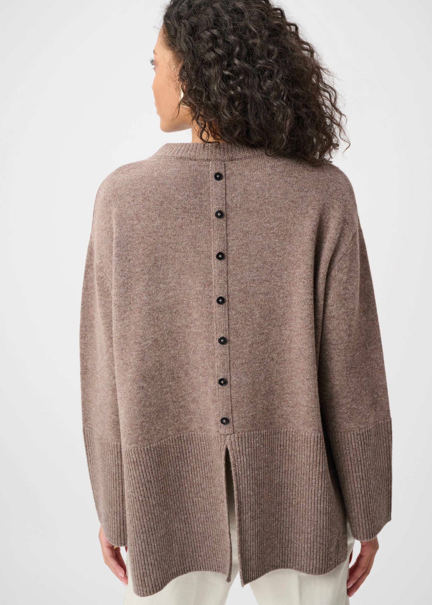 Joseph Ribkoff - Wool Boxy Crewneck Sweater