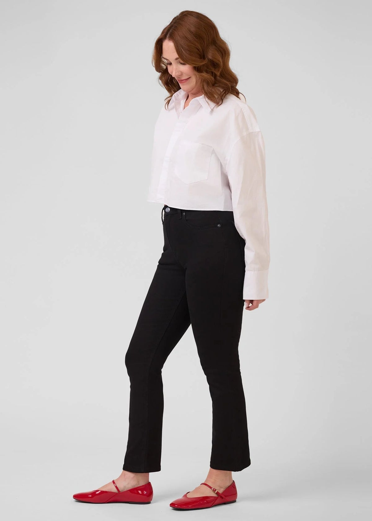 Yoga - Chloe Straight Classic Rise - Black