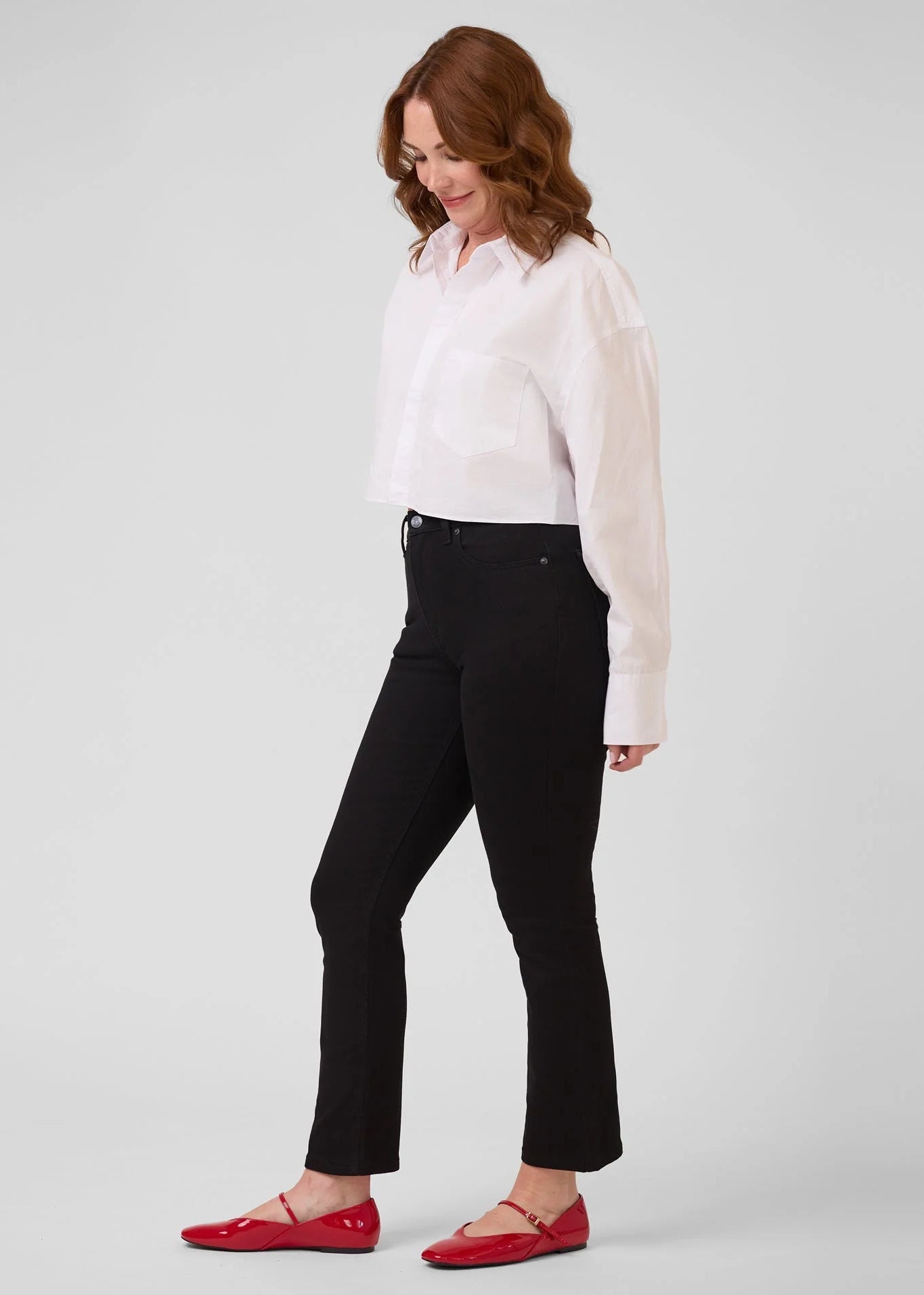 Yoga - Chloe Straight Classic Rise - Black