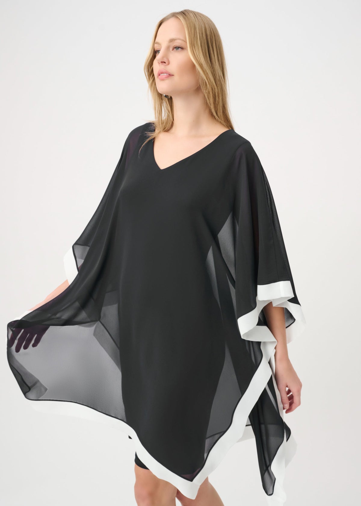 Joseph Ribkoff - Chiffon Overlay Dress