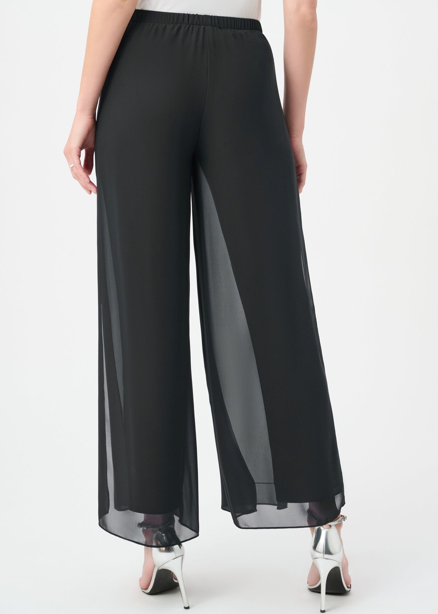 Joseph Ribkoff - Chiffon Wide-Leg Pull-On Pants