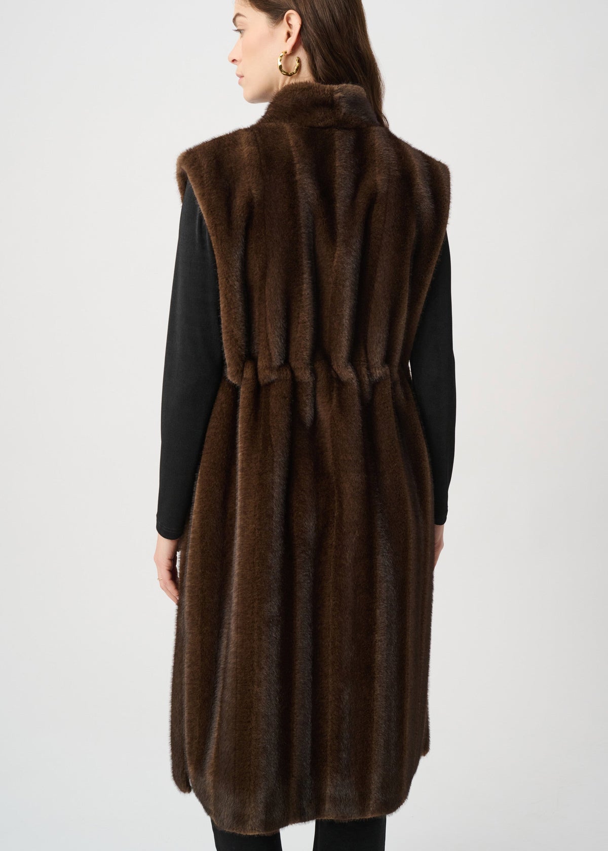 Joseph Ribkoff - Straight Fit Faux Fur Vest