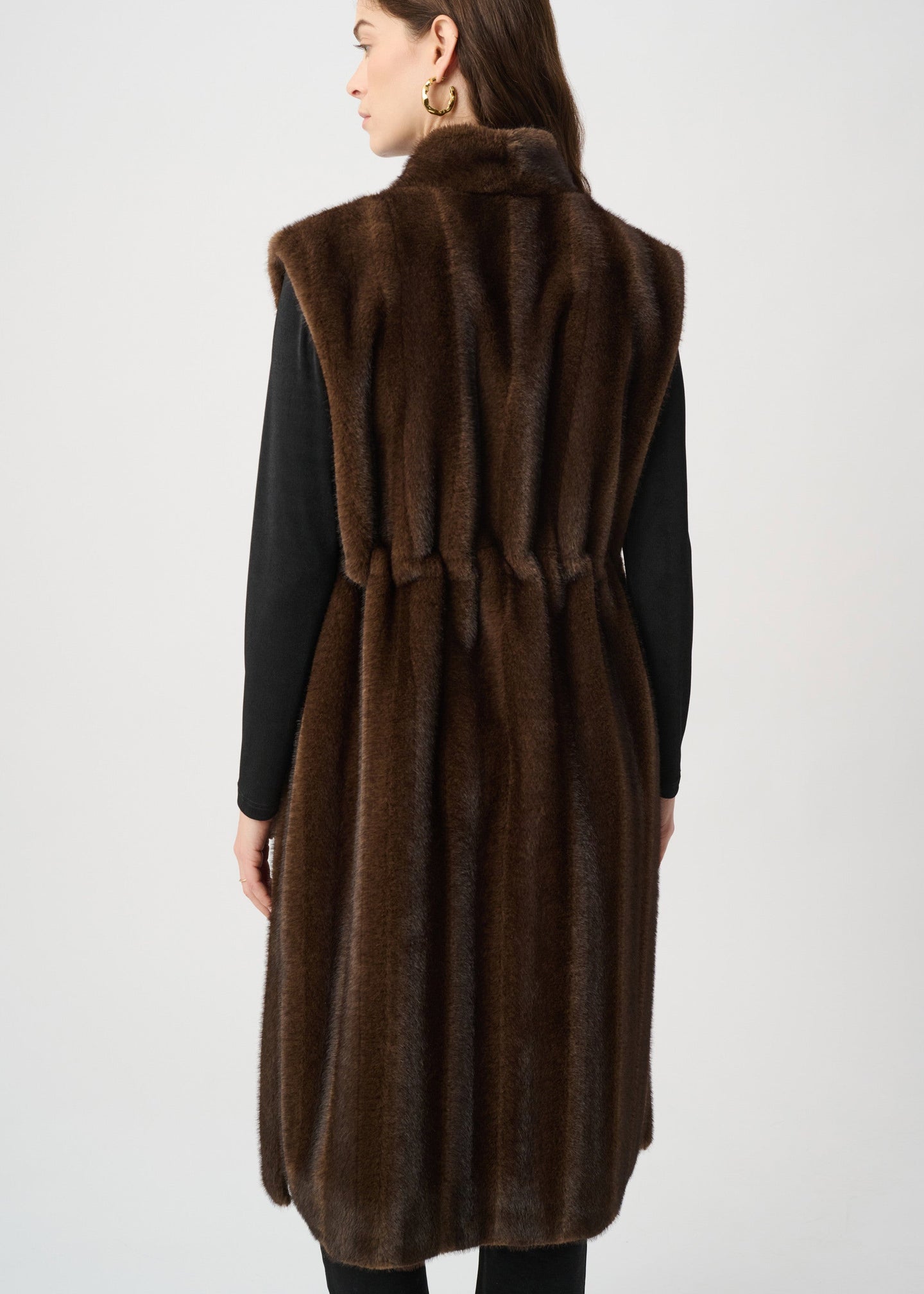 Joseph Ribkoff - Straight Fit Faux Fur Vest
