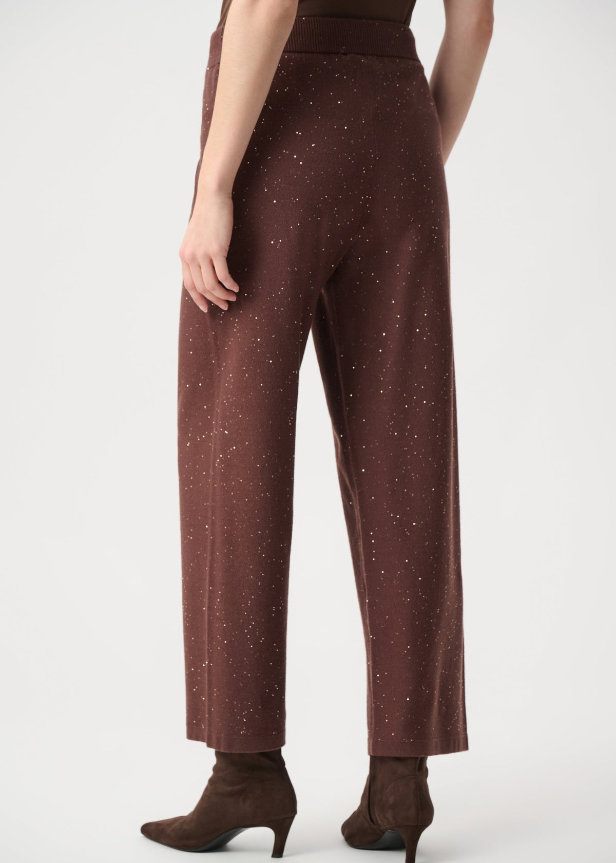 Joseph Ribkoff - Sequin Knit Drawstring Culottes