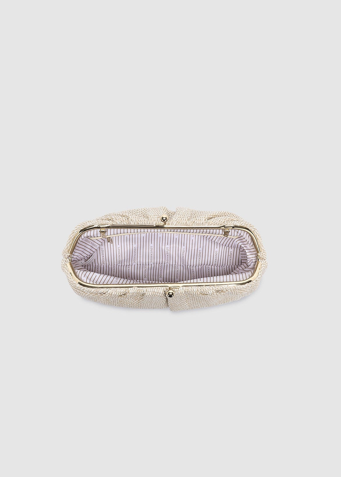 Louenhide - Goldie Raffia Clutch
