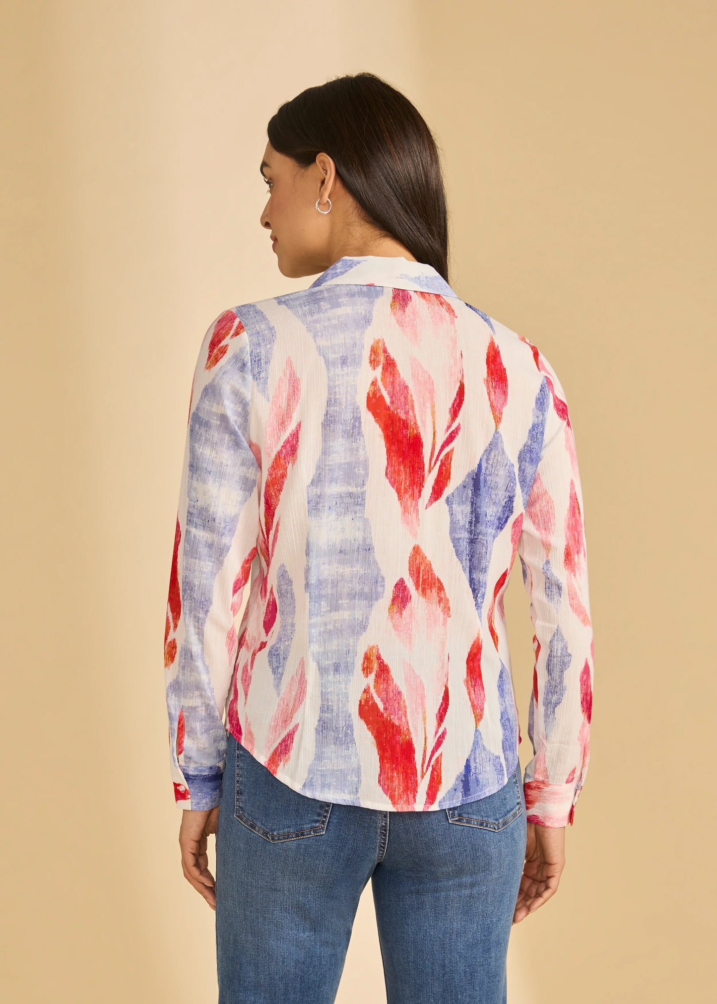 French Dressing Jeans - Red Forever Popover Blouse - SALE - ONLINE EXCLUSIVE
