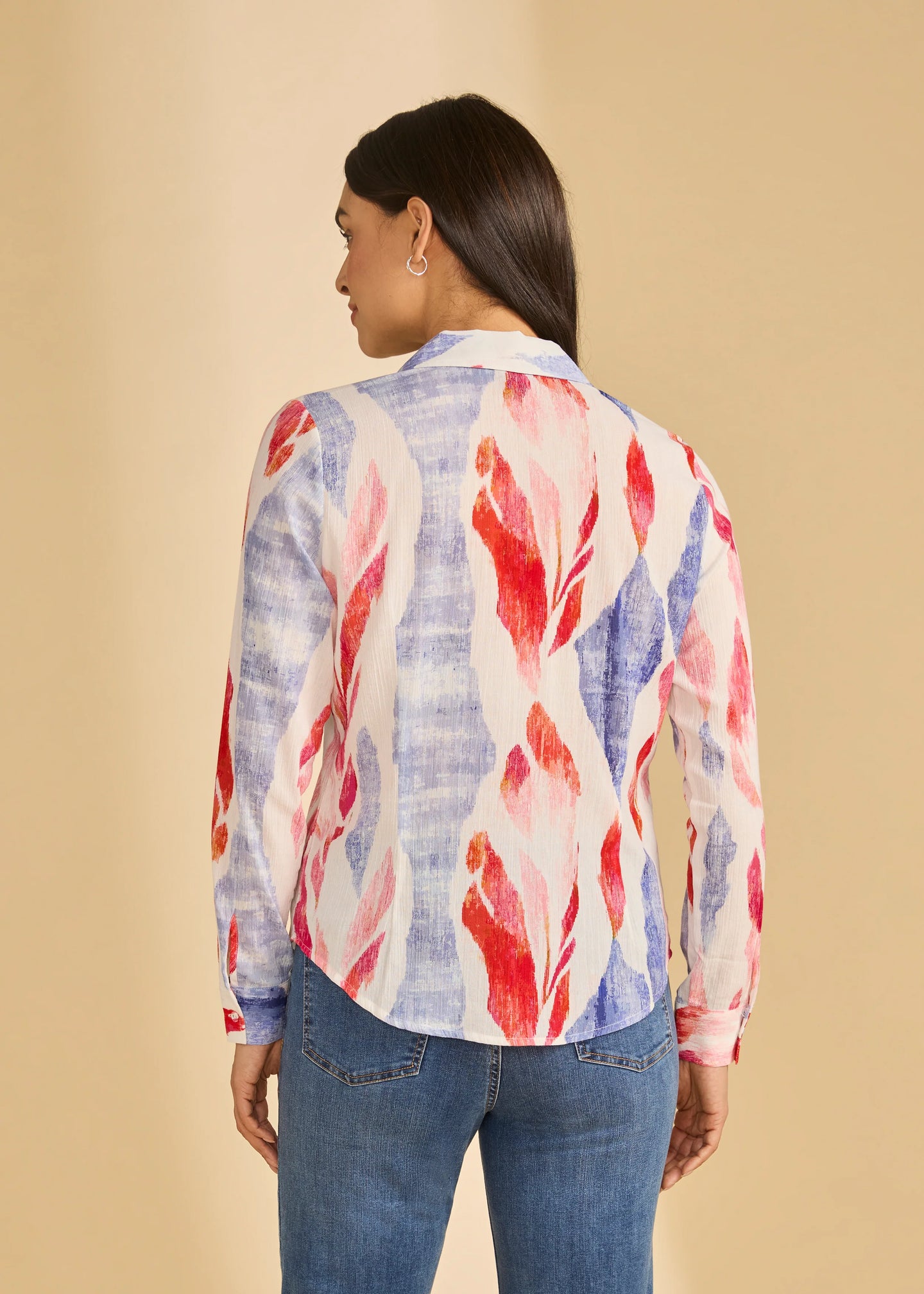 French Dressing Jeans - Red Forever Popover Blouse - SALE - ONLINE EXCLUSIVE