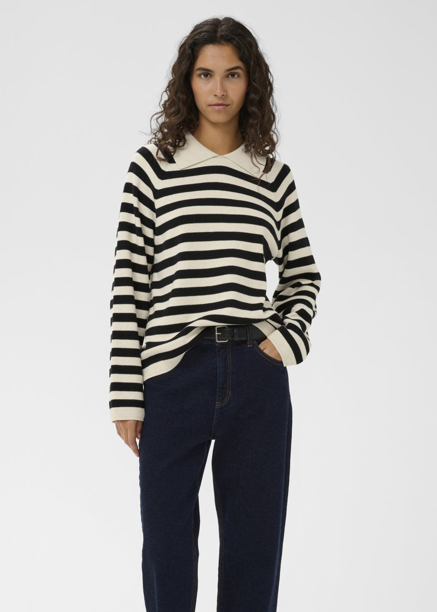 InWear - Madie Striped Polo Pullover