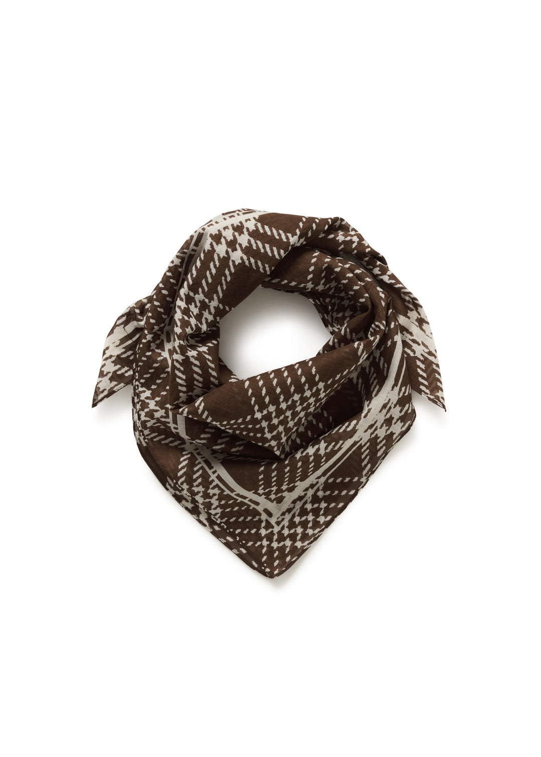 BROWN CHECK PRINT