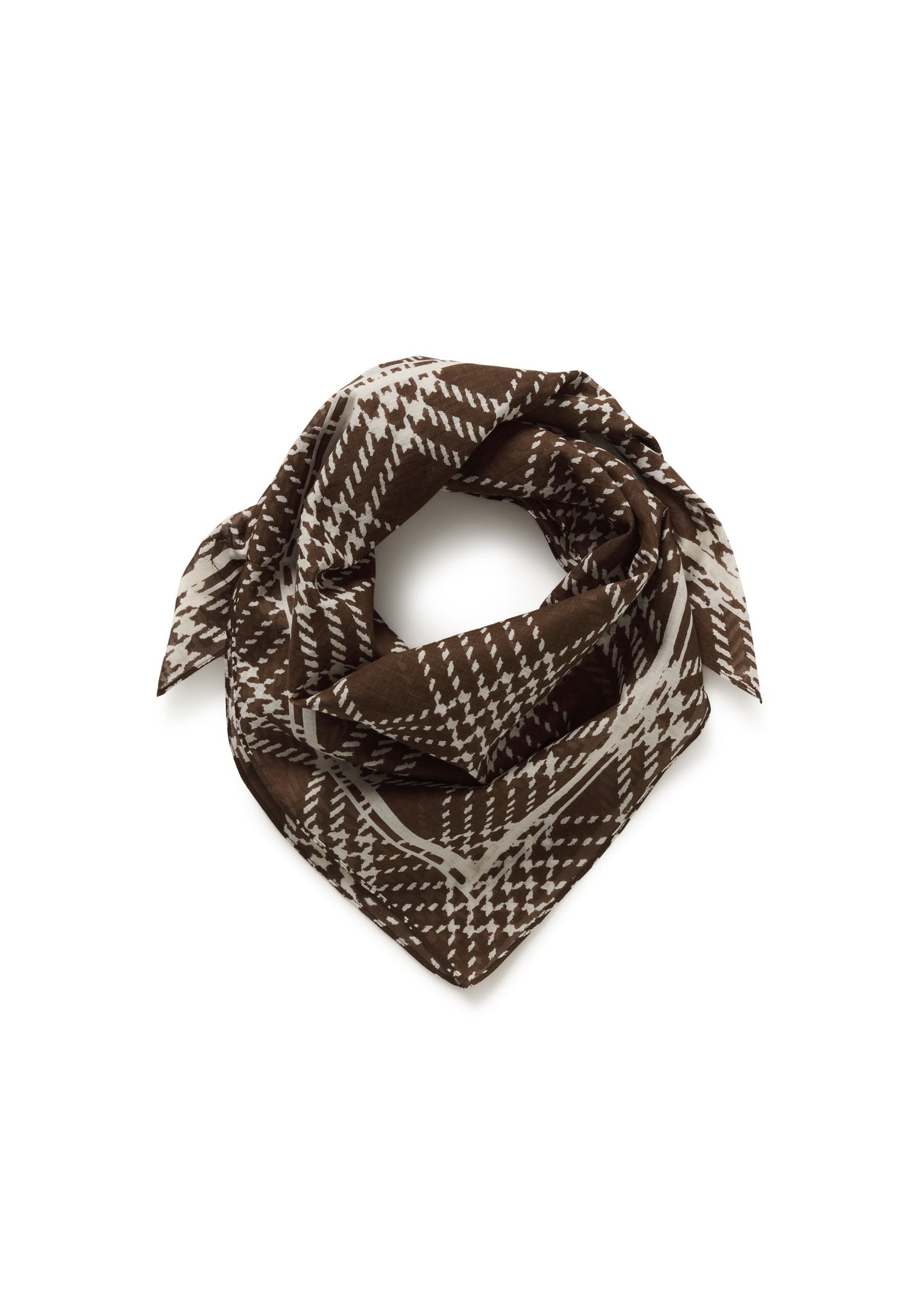 BROWN CHECK PRINT