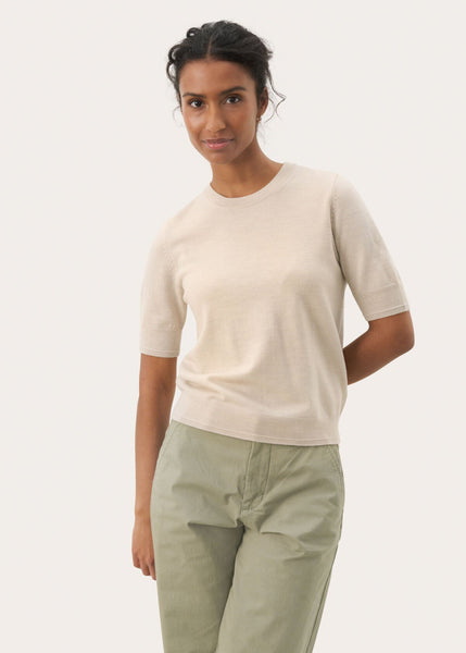 Part Two Natanya Top – 100% Wool, Classic Knit Style – Shepherd's