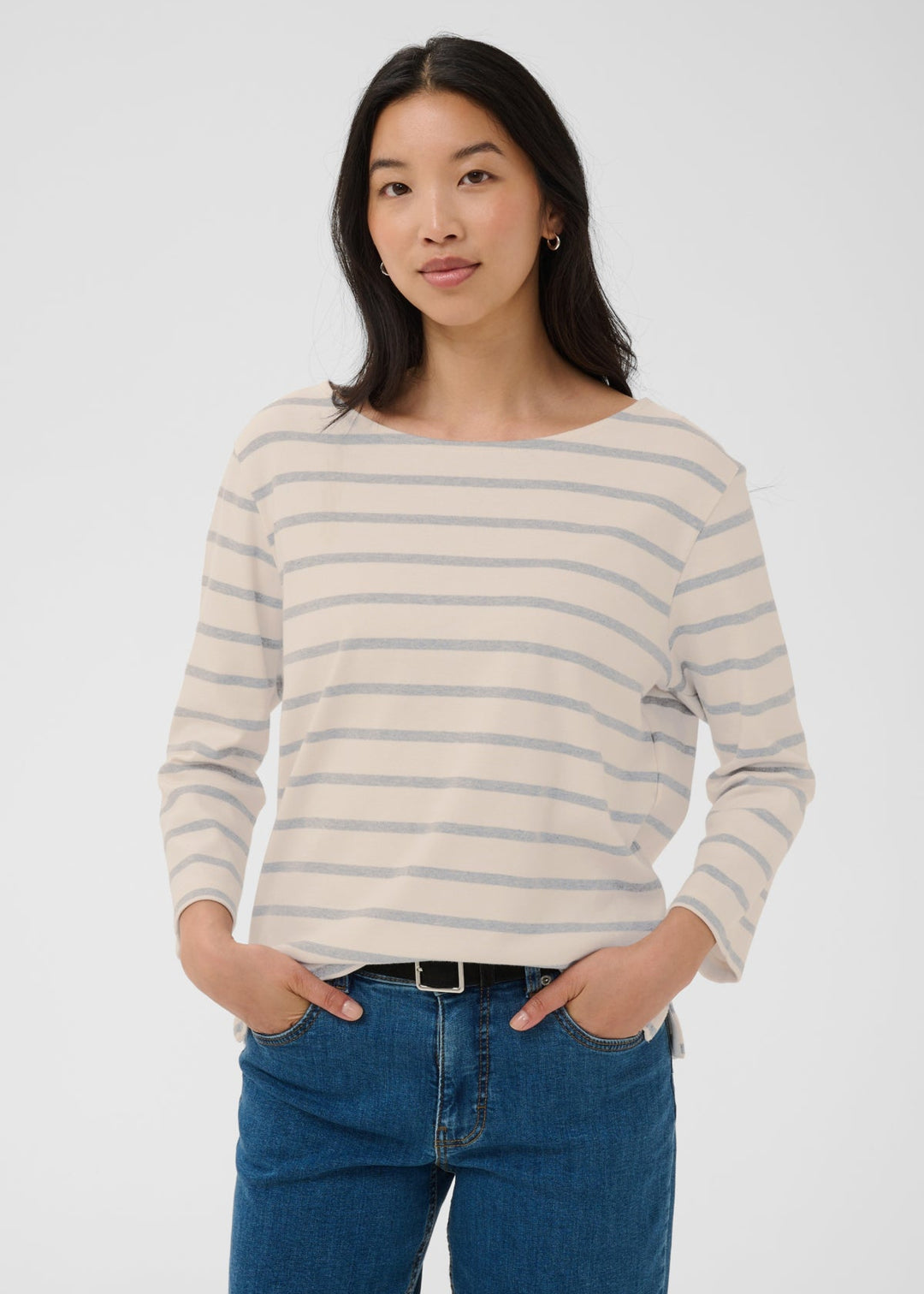 EGGNOG GREY STRIPE