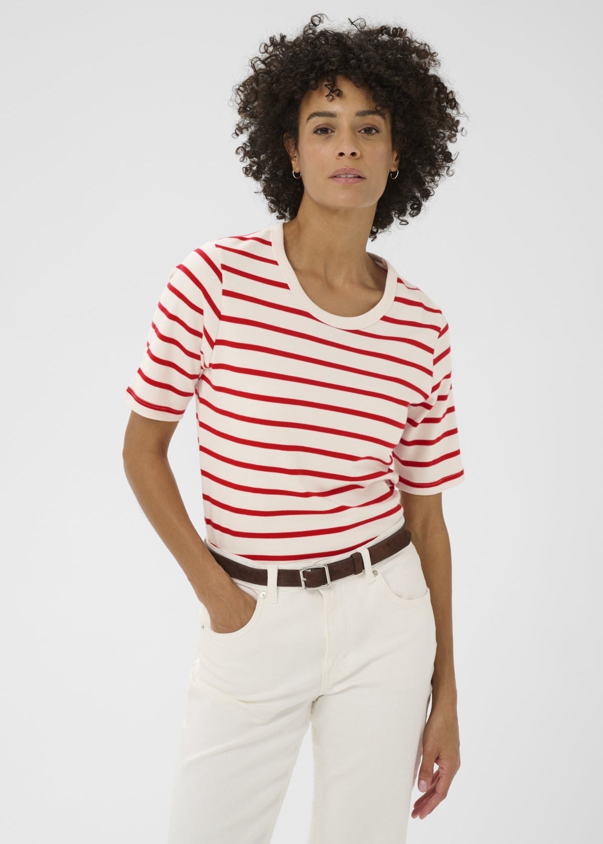 POPPY RED STRIPE