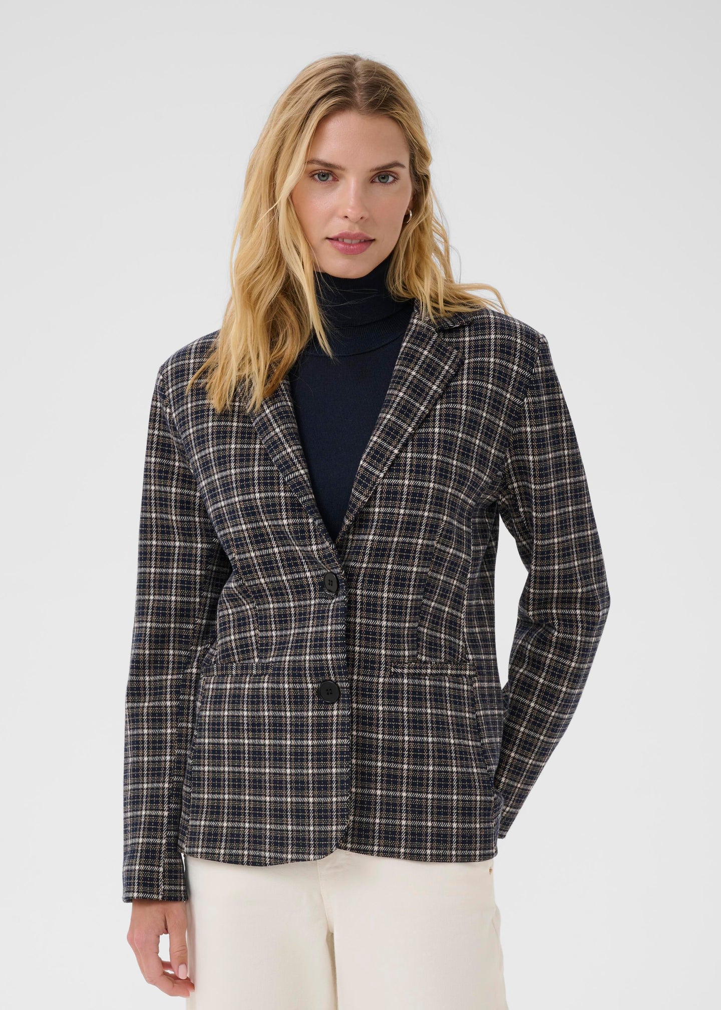 Part Two - Vineke Plaid Blazer