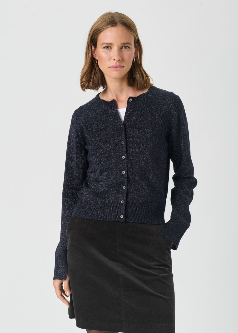 DARK NAVY WITH LUREX