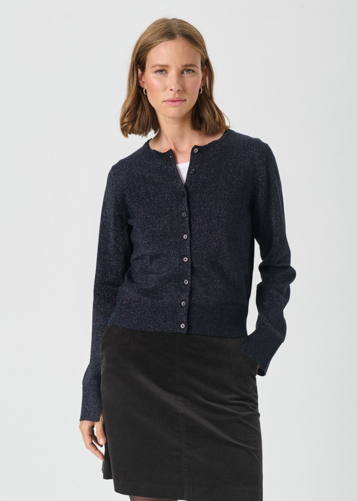 DARK NAVY WITH LUREX