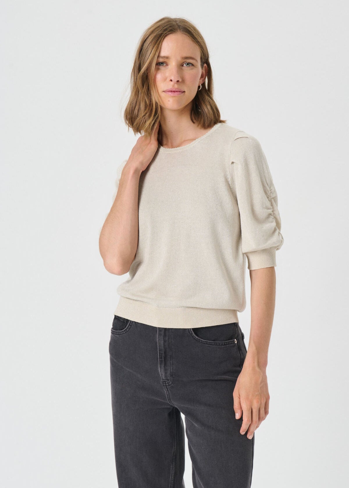 WHITECAP GREY WITH LUREX