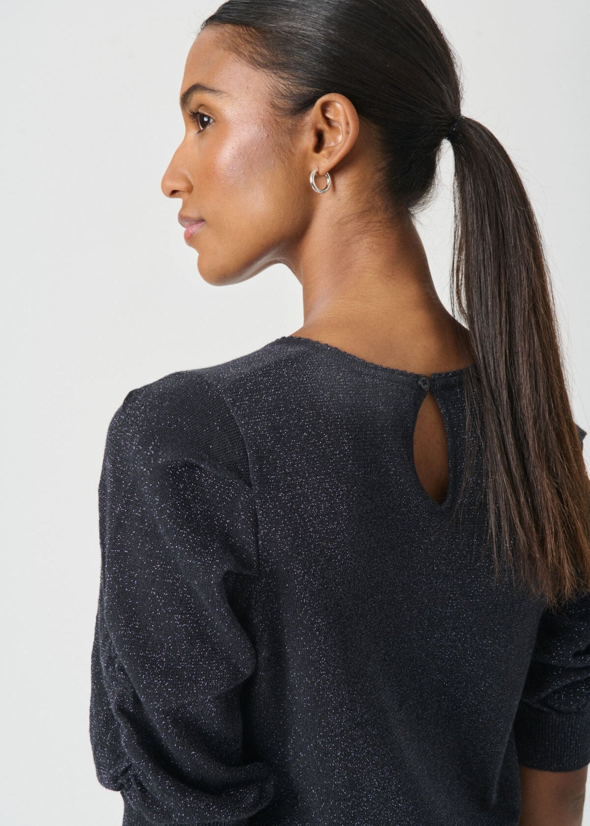 DARK NAVY WITH LUREX