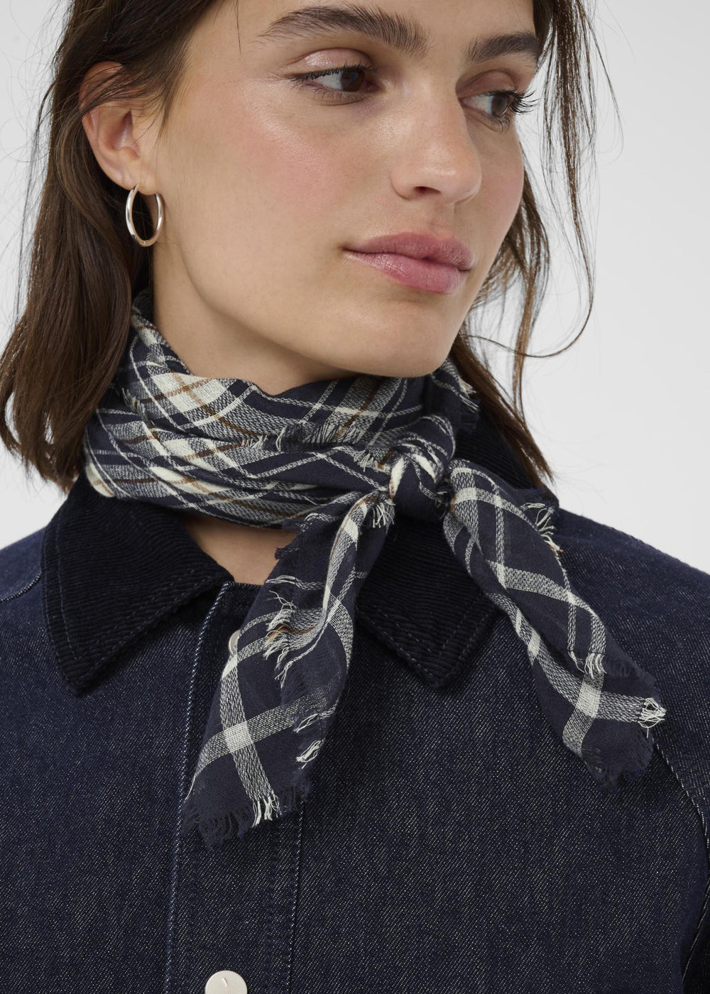 DARK NAVY CHECK