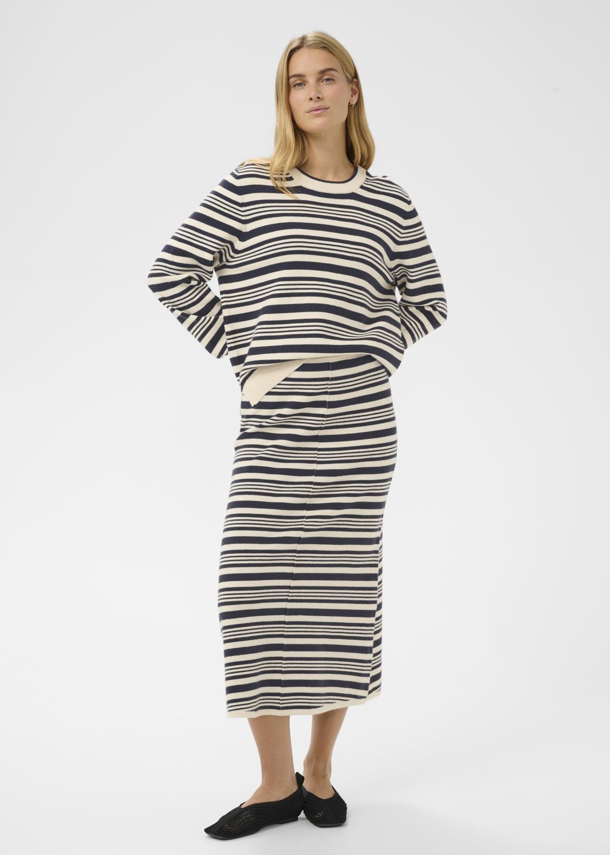 Part Two - Angelie Striped Skirt