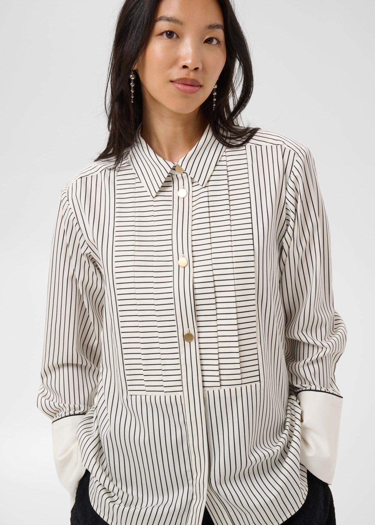 Part Two - Devrim Striped Shirt