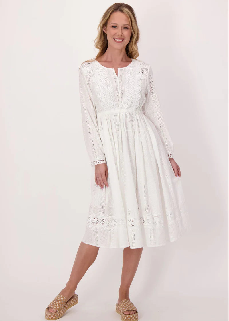 Gabby Isabella - Eyelet Cotton Dress