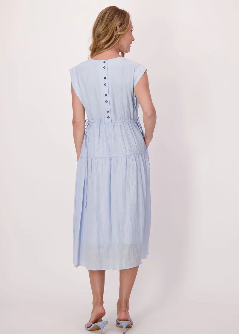 Gabby Isabella - Cap Sleeve Voile Dress