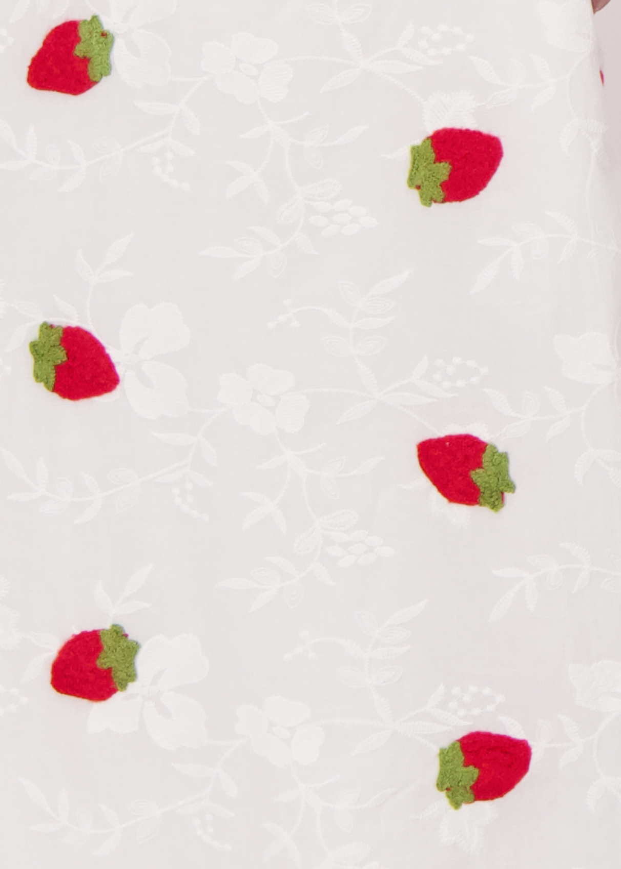 Gabby Isabella - Strawberries Jacquard Cotton Dress - SALE