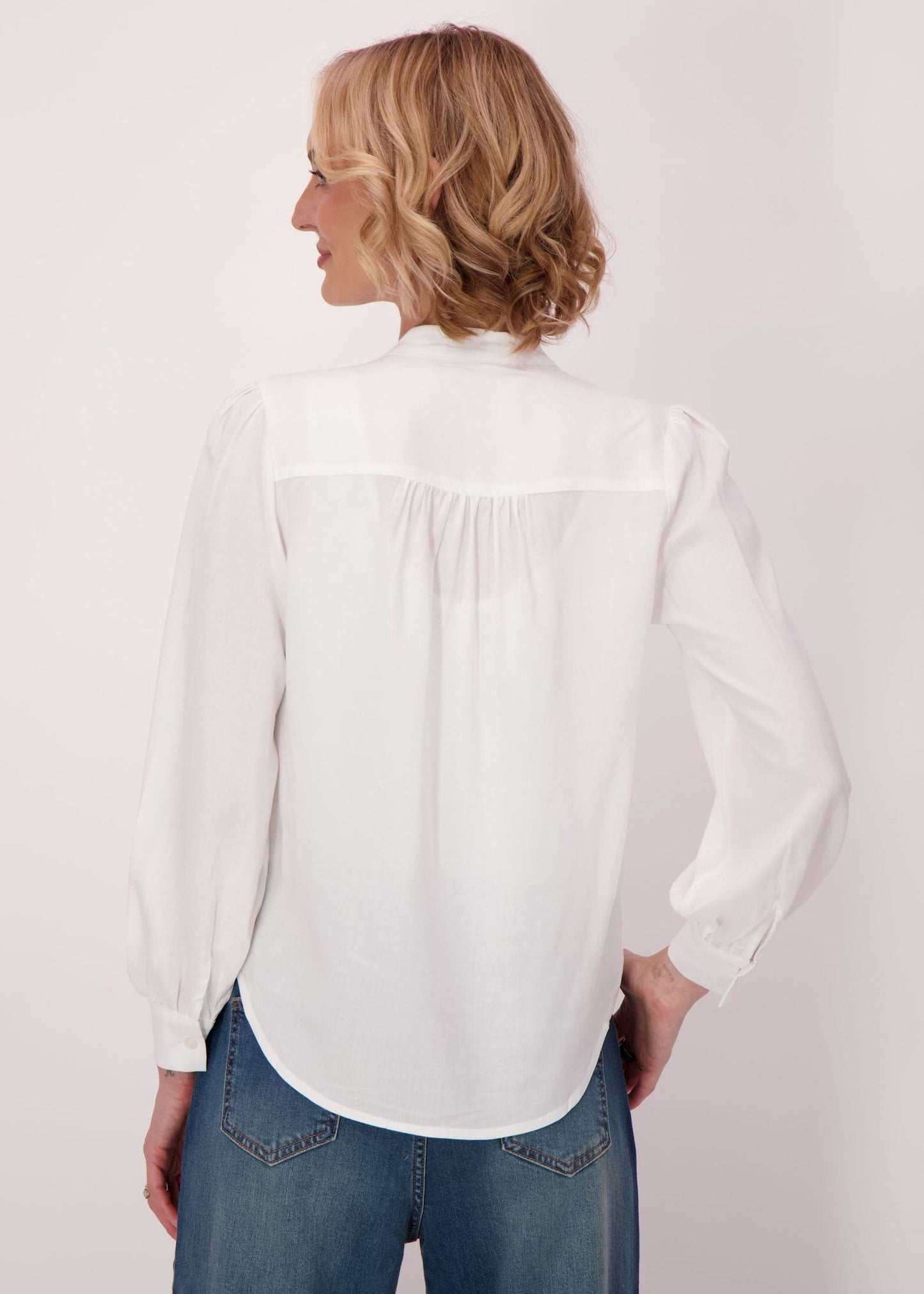 Gabby Isabella - Floral Bloom Embroidered Shirt - SALE