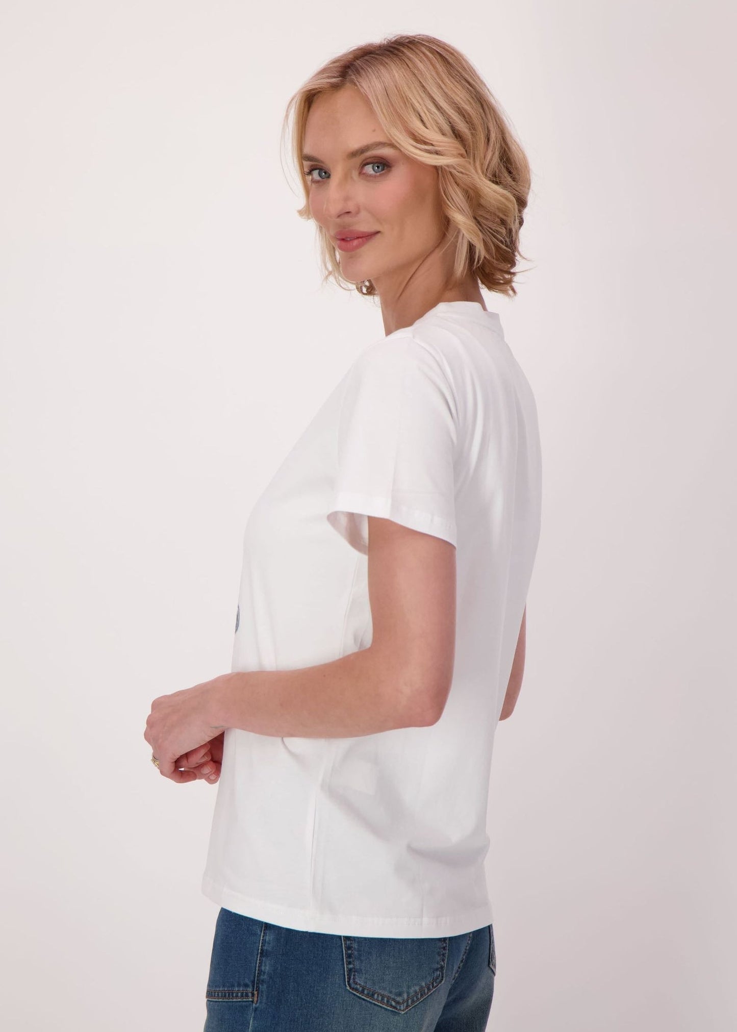 Gabby Isabella - Patch Dog Cotton T-Shirt - SALE