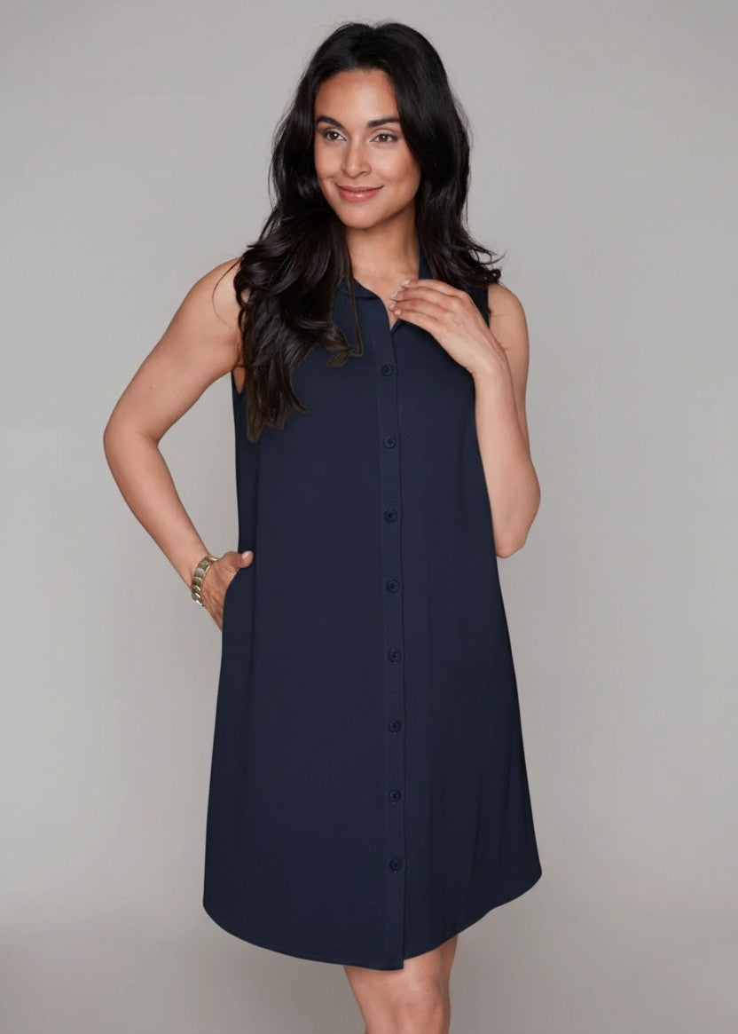 Compli K - Button Front Shift Dress - SALE