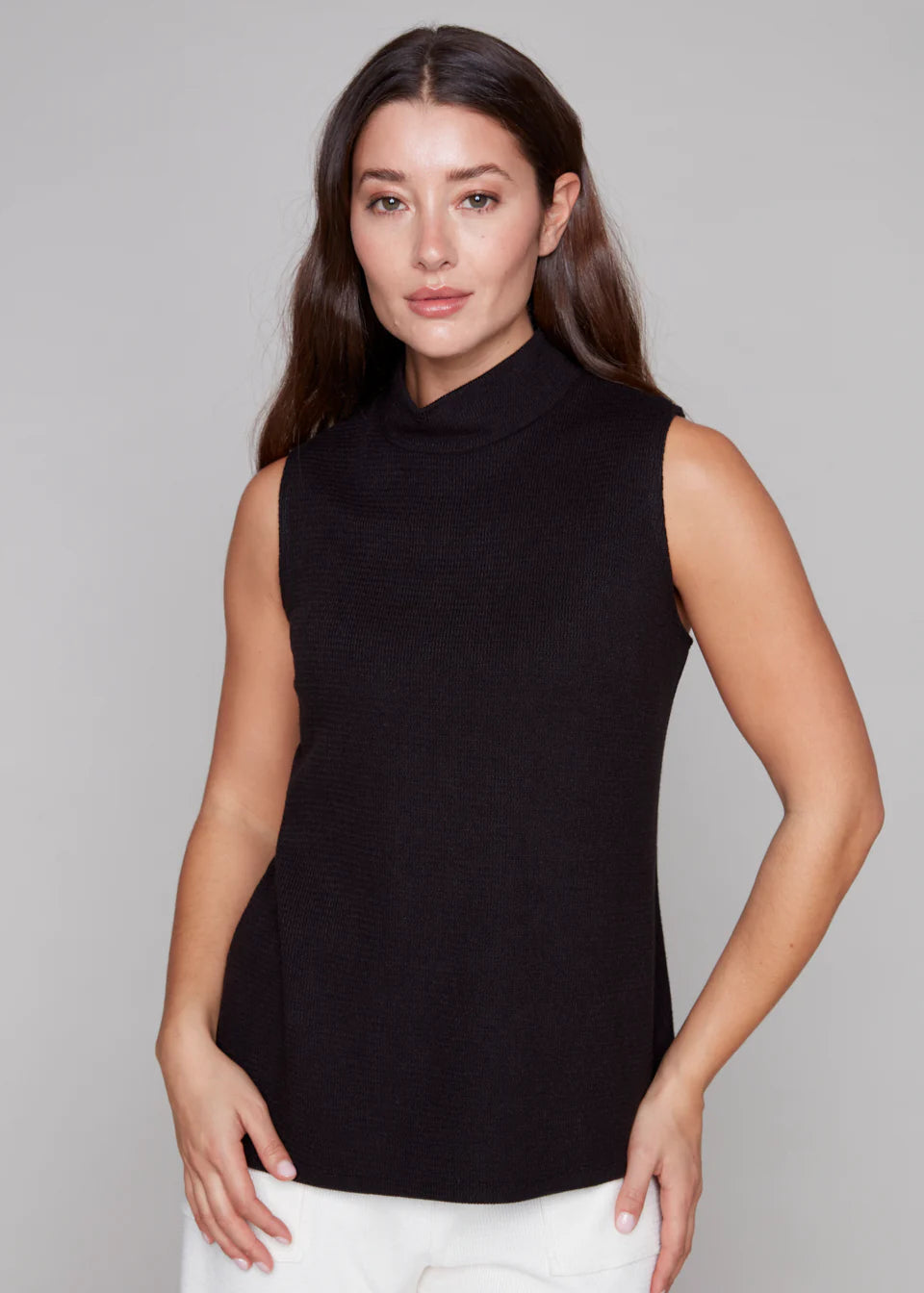 Compli K - Mock Neck Knit Tank - SALE