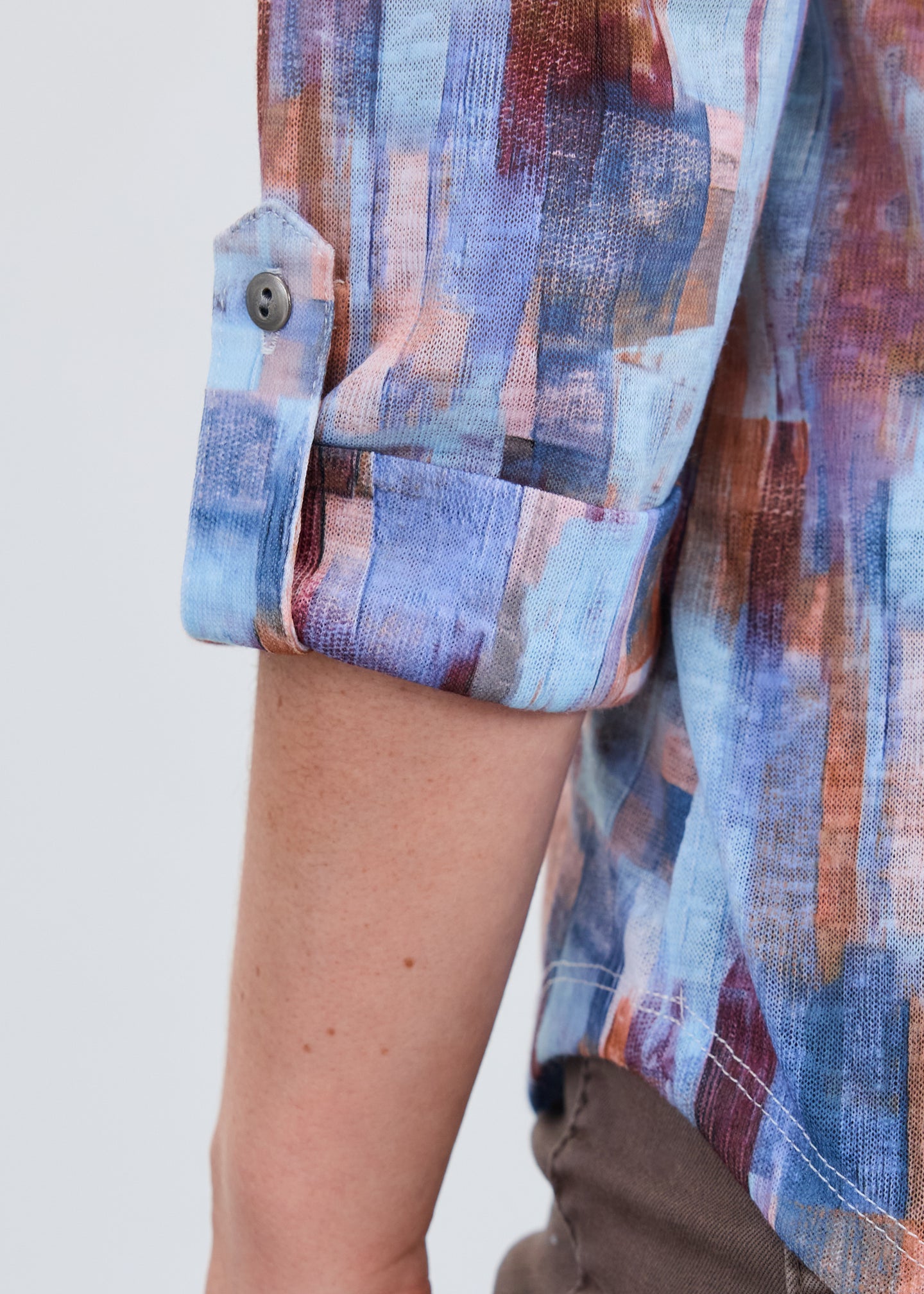 French Dressing Jeans - 3/4 Sleeve Henley Top - SALE