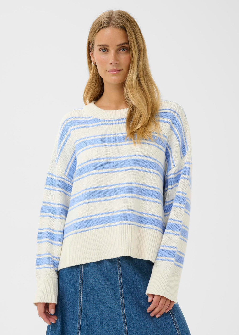 HYDRANGEA TRIO STRIPE