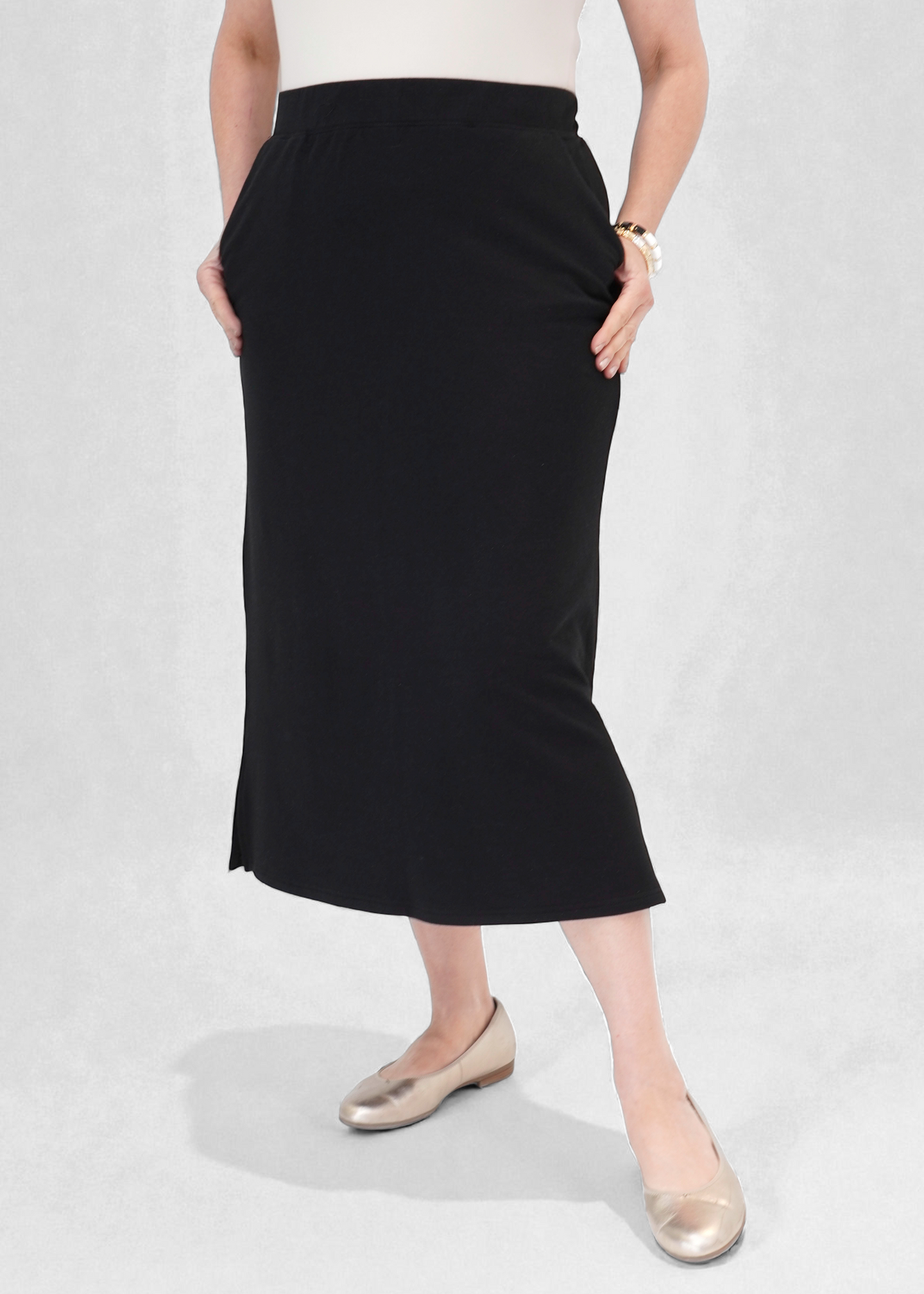 Jupe Shepherds - French Terry à poches fendues City Skirt