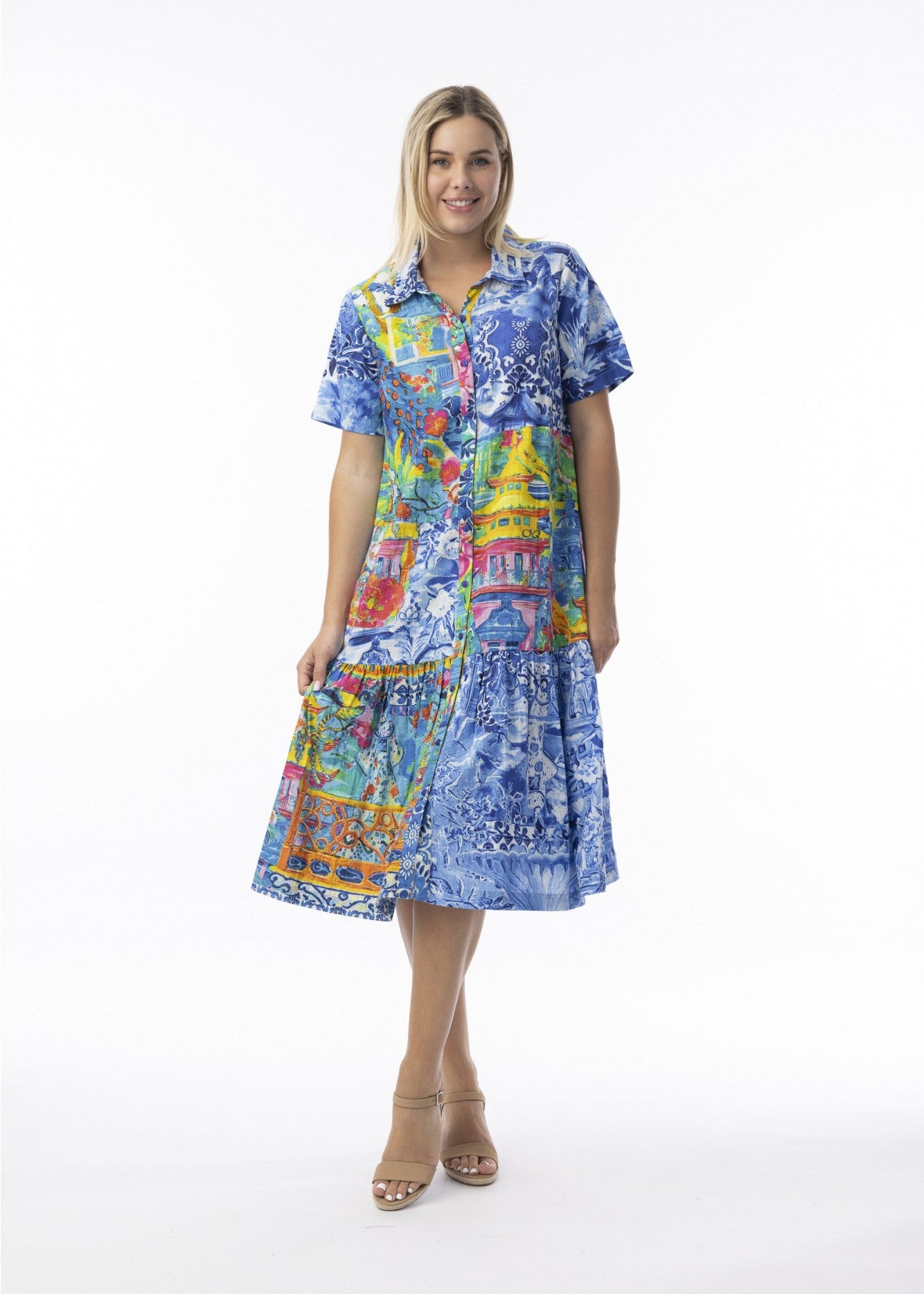 Orientique - Okayama Patch Collar Dress