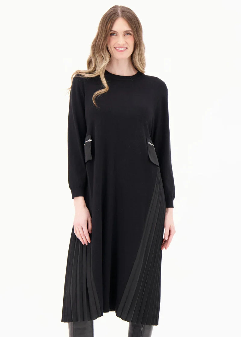 Spanner - Side Pleats Pocket Dress - SALE
