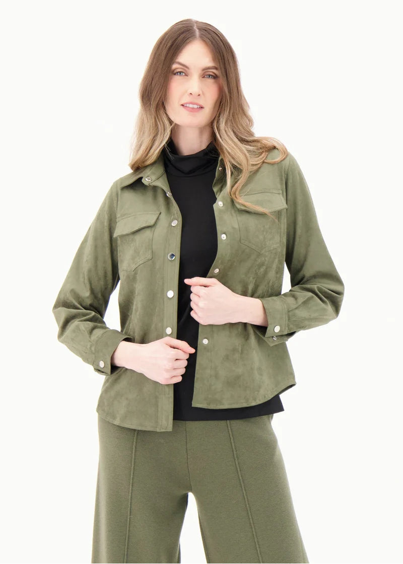 Spanner - Faux Suede Shirt Jacket - SALE