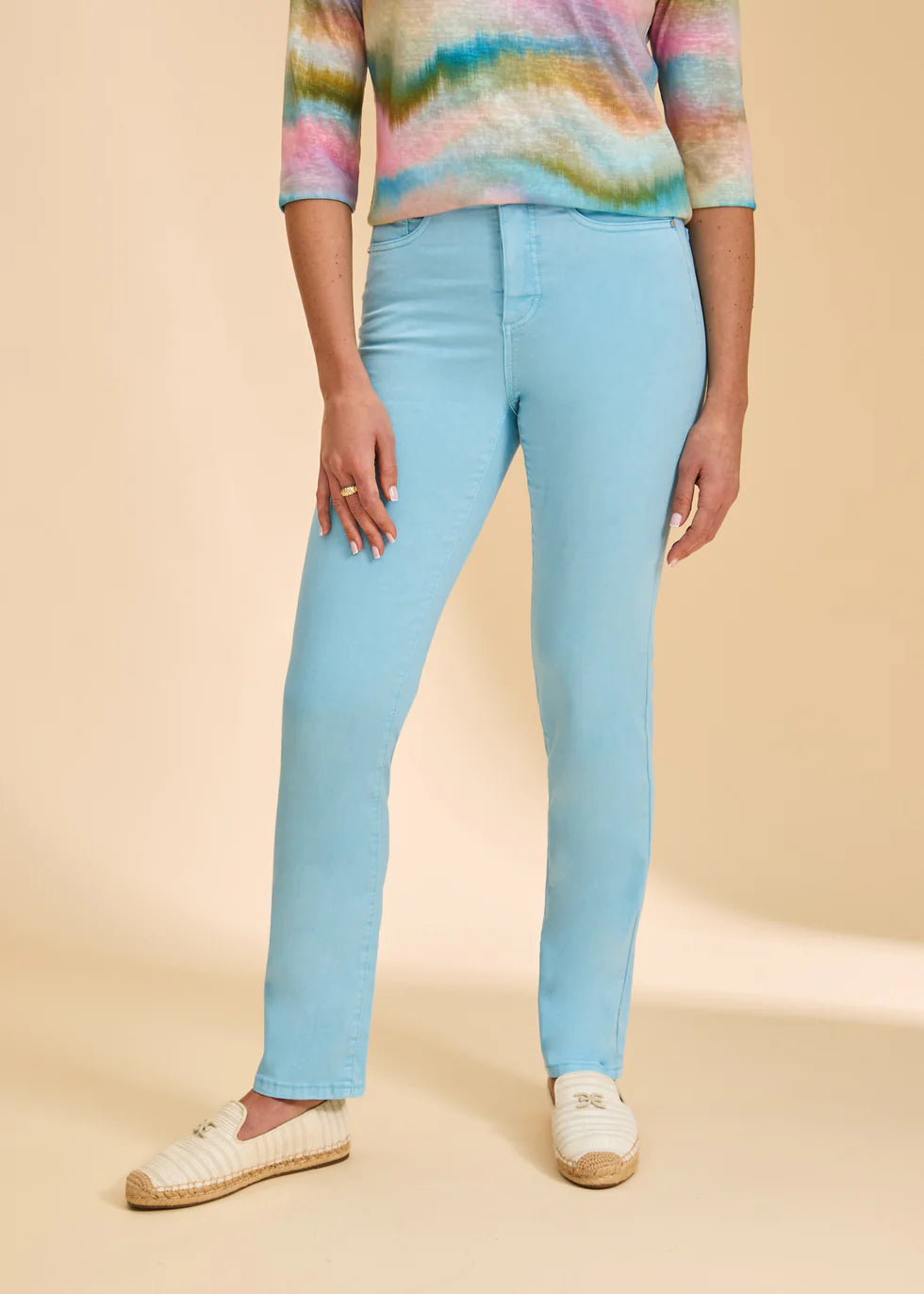 French Dressing Jeans - Suzanne Straight Leg Denim Pacific Blue - SALE - ONLINE EXCLUSIVE