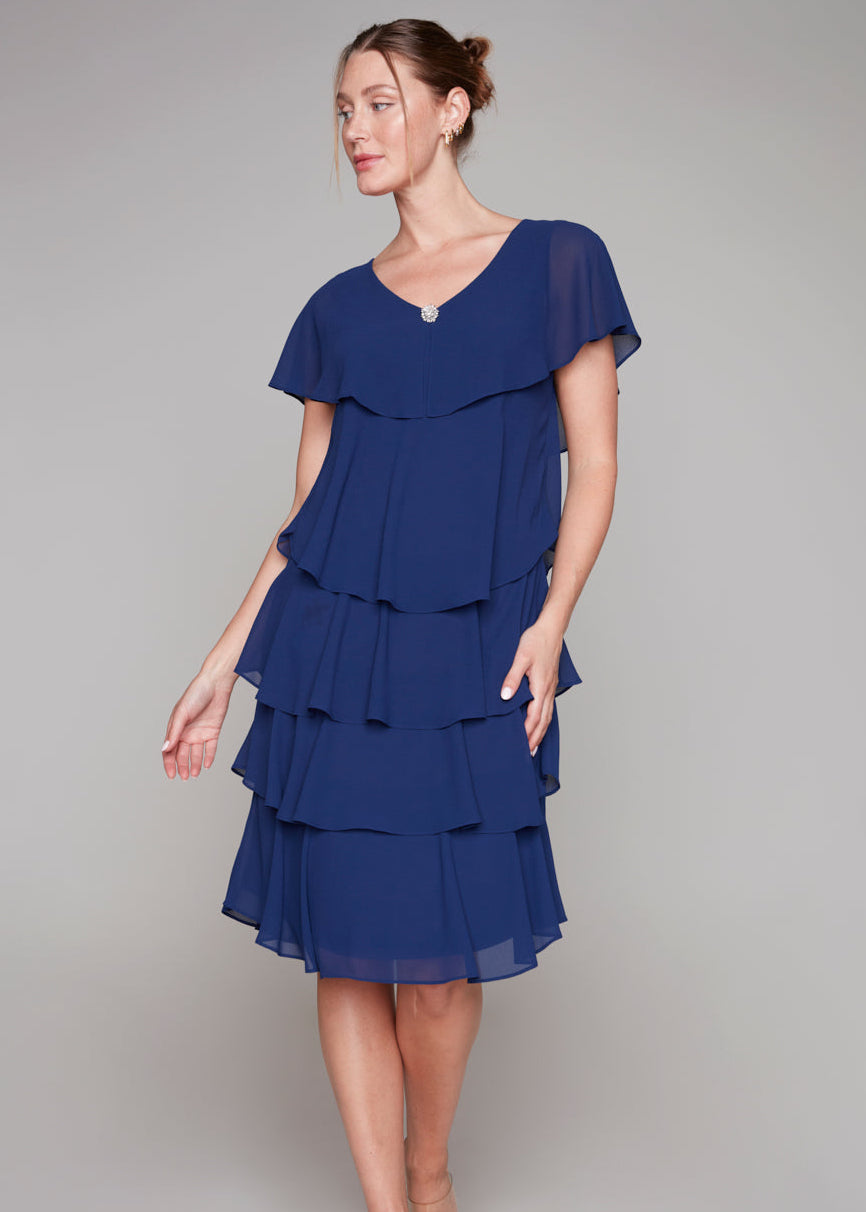 Compli K - Tiered V-neck Dress - SALE