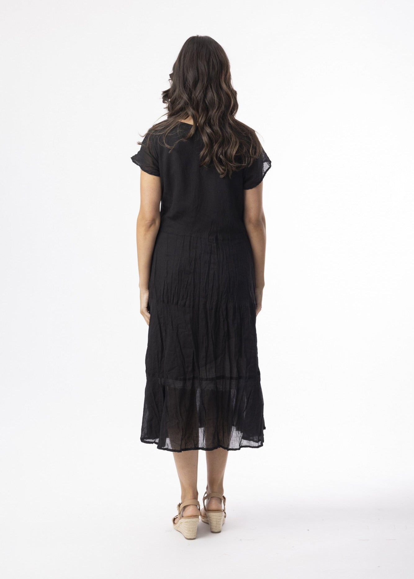 Orientique - Cotton Gauze Essentials Dress Bias Pockets