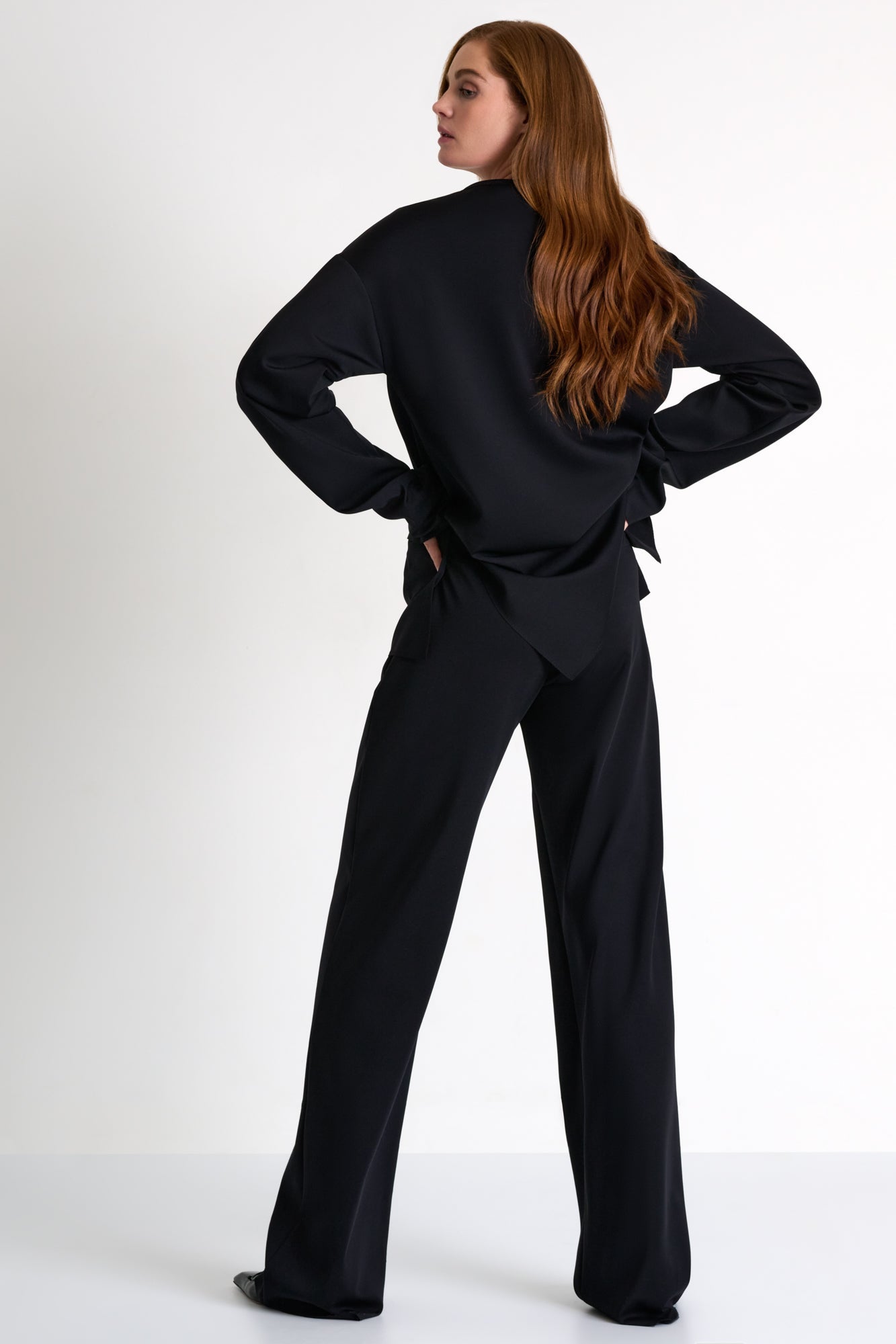 SHAN - Tailored Wide-leg Pants - Online Exclusive