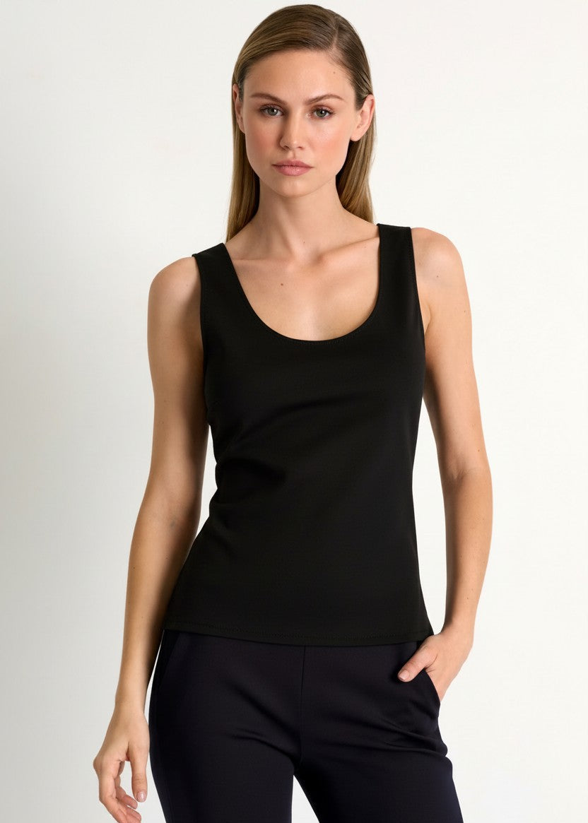 SHAN - Wide Strap Jersey Top - Online Exclusive