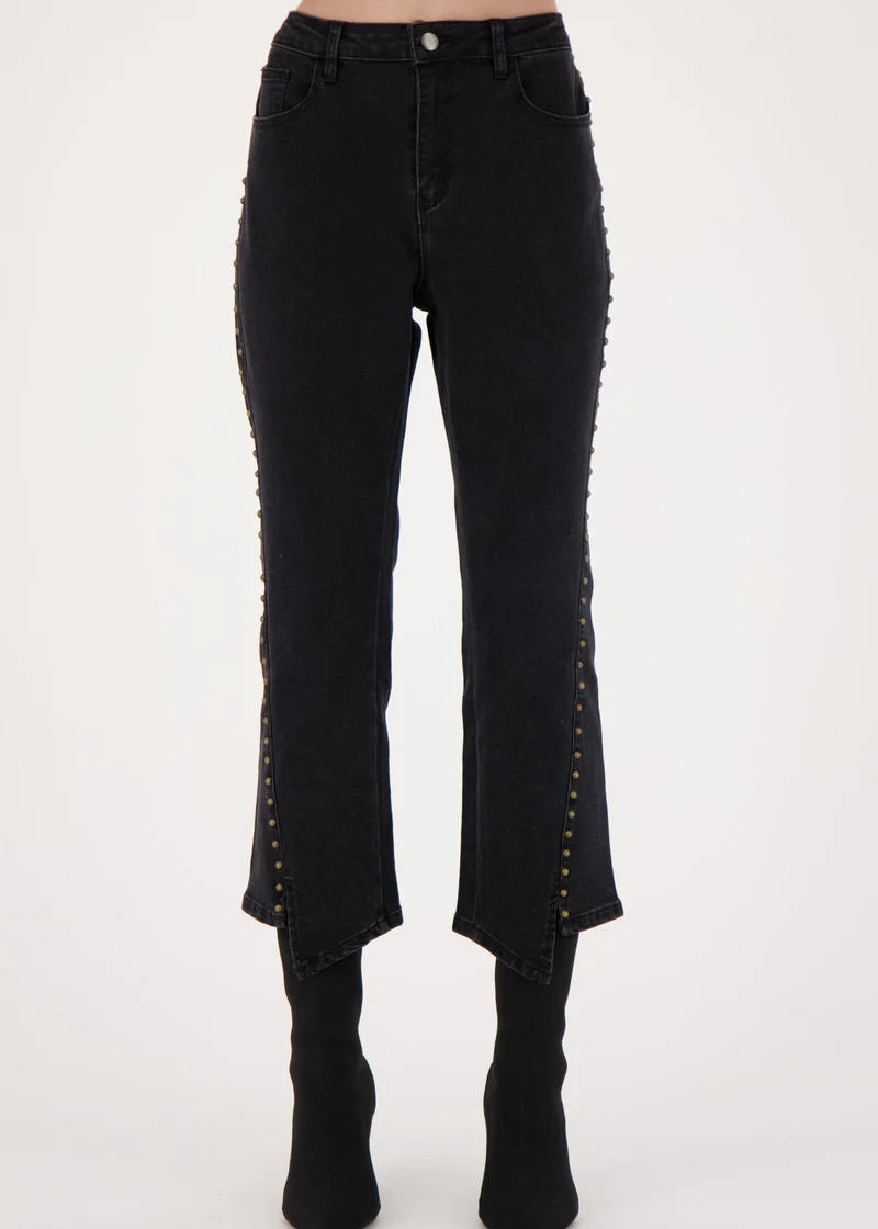 Gabby Isabella - Studded Denim Pant - SALE