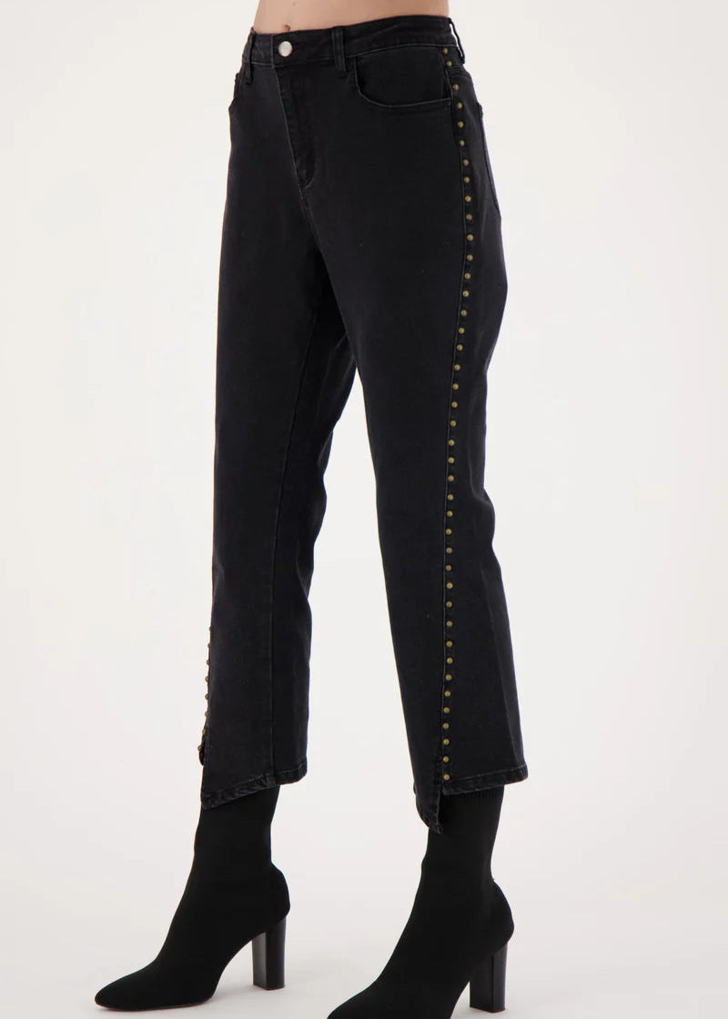 Gabby Isabella - Studded Denim Pant - SALE