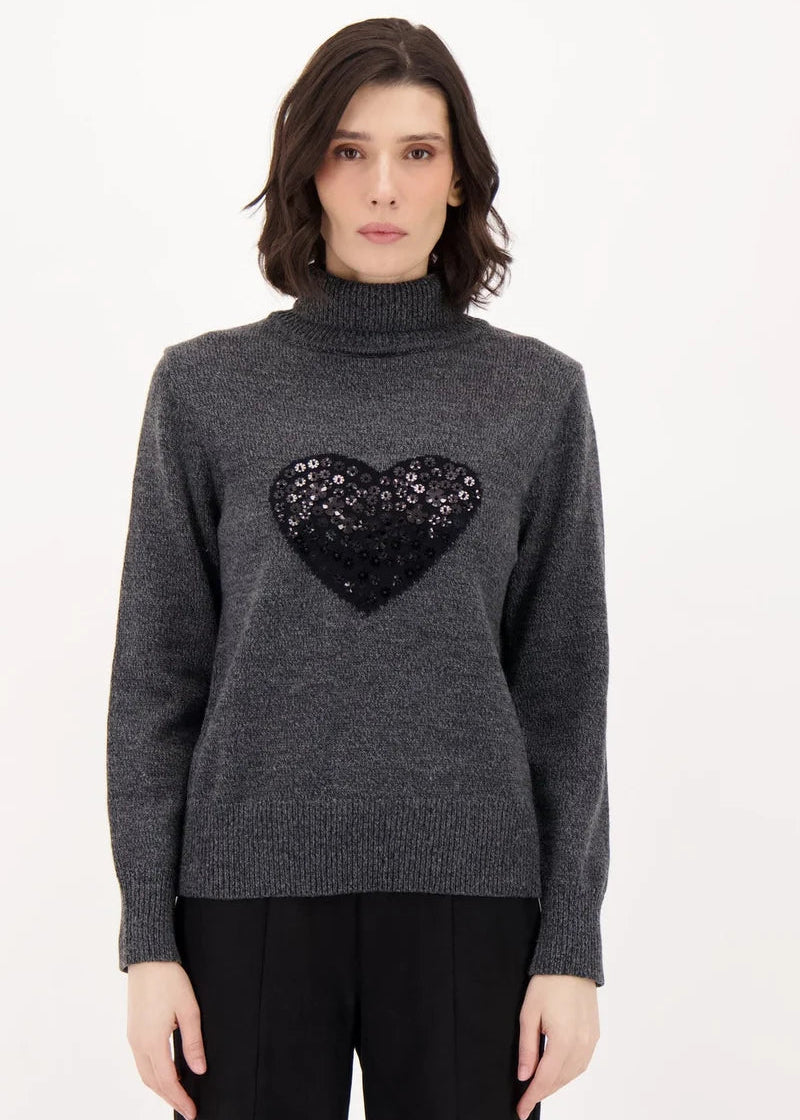 Gabby Isabella - Sequin Sweetheart Sweater
